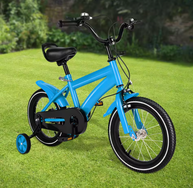 Pedal4you 14-Inch Kids Bicycle with Training Wheels – For Ages 2–4