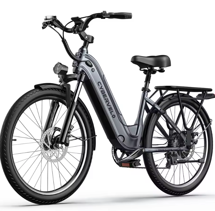 Pedal4you 26-Inch Electric Bike – 1000W Peak, 7-Speed with Removable Battery